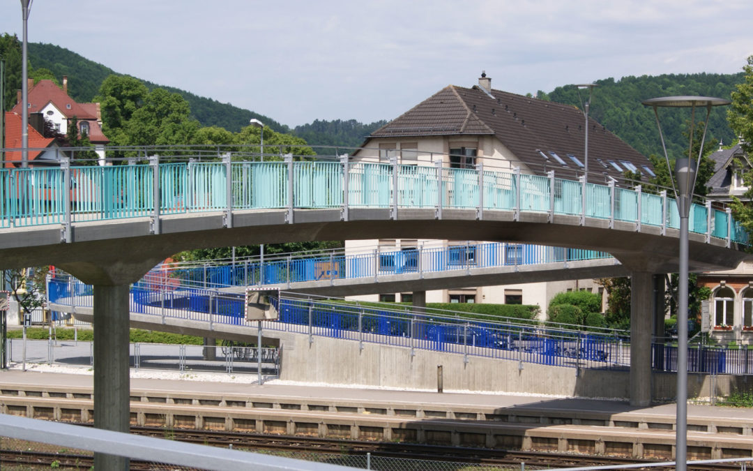 BW3: Geh- und Radwegbrücke über die Bahn