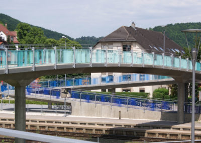 BW3: Geh- und Radwegbrücke über die Bahn