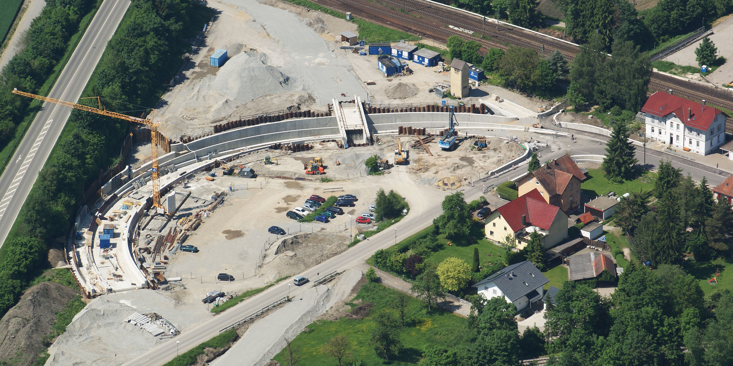 Grundwasserwanne „Südkurve“ in Laupheim