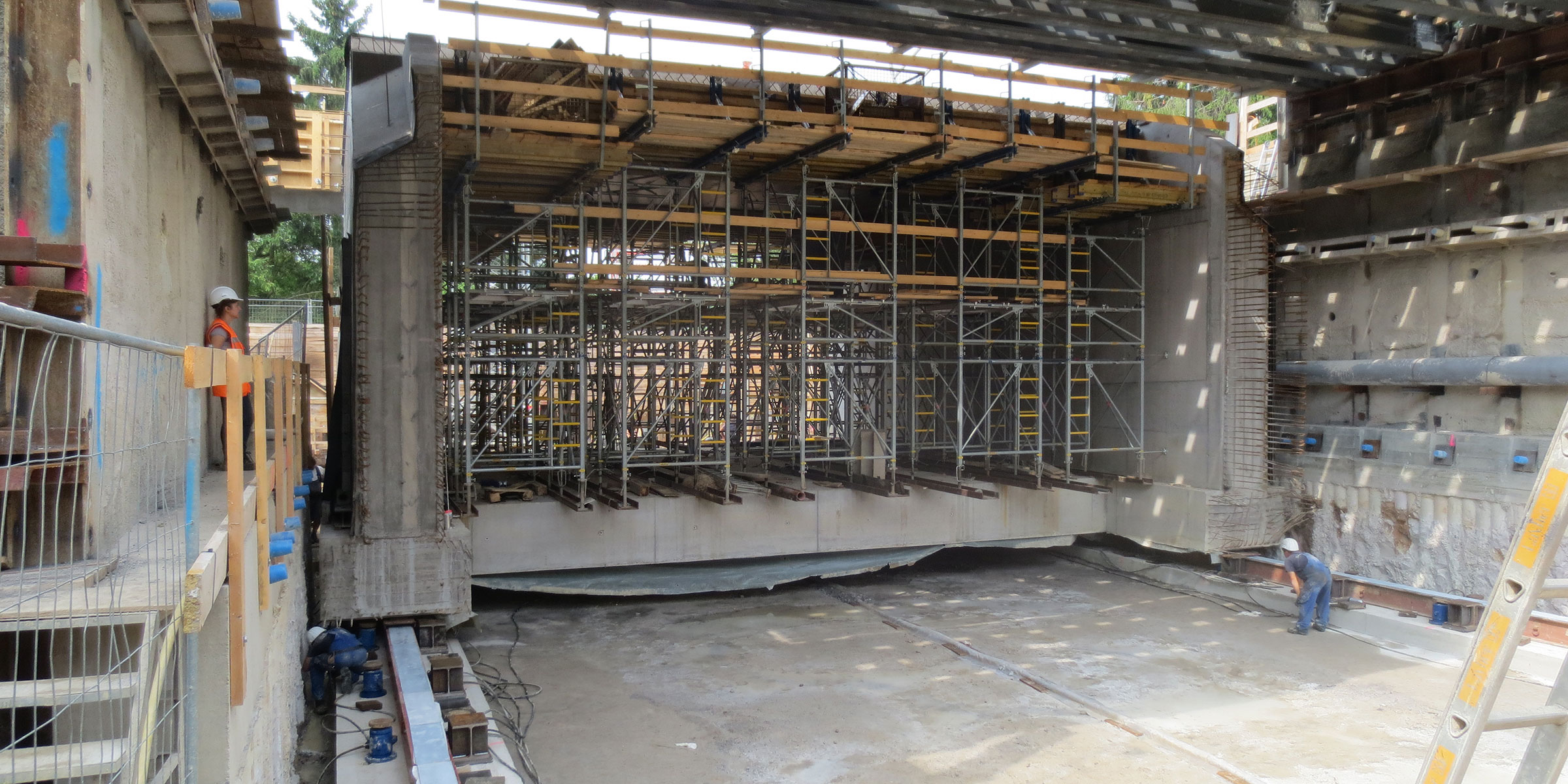 Eisenbahnüberführung „Hornboden“ bei Grenzach-Wyhlen