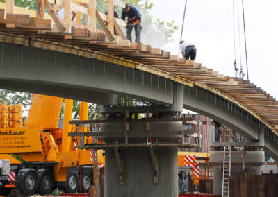 Kitzingen: Neubau Brücke Mondseeinsel